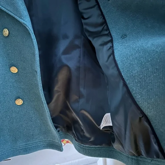 J Crew Stadium Cloth Wool Coat - Picture 5 of 8